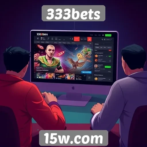 Análise da interface do usuário no site 333bets